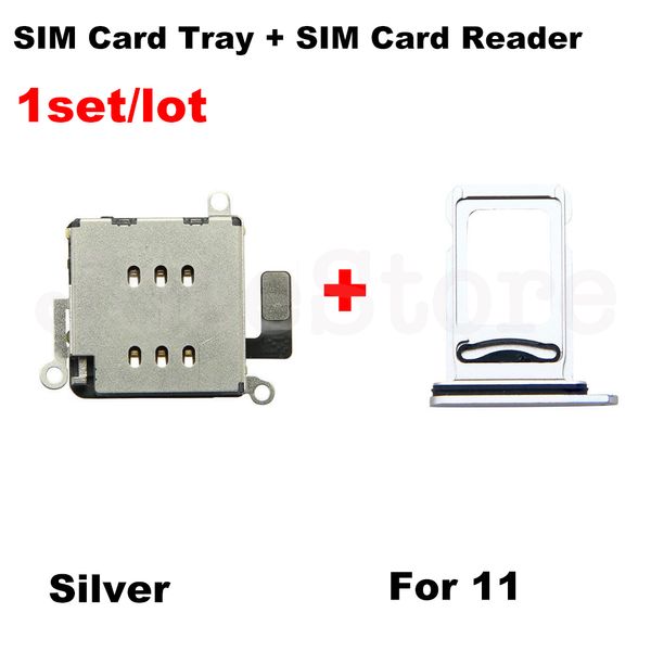 Joeestore SIM Kart Tepsisi Okuyucu Tutucu Soketi İPhone 11 için PRO MAX Çift Sim Kart Tepsi Yuvası Adaptörü Esnek Kablo Değiştirme Parçaları