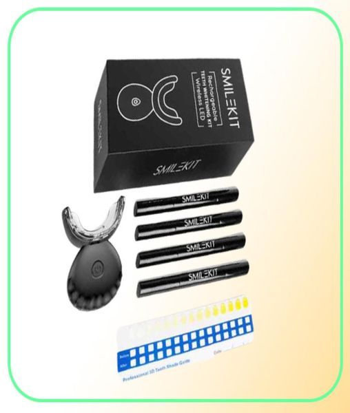 Kit kit ricaricabile denti kit sbiancante con LED0125622513 wireless