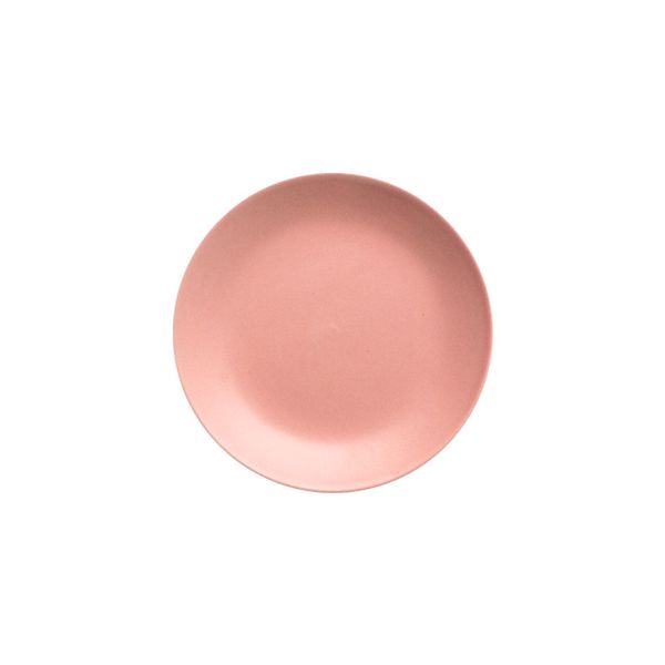 4 размера Matte Pink Plate Блюда посуда для подачи современных наборов тарелок, наборы ужина Японские посуды, пищевые кости Китай