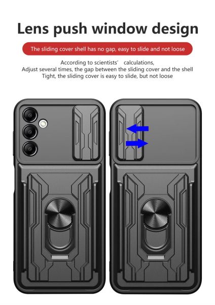 Custodia per armatura a prova di shock per Samsung Galaxy A14 A34 A54 5G Case ad anello del supporto magnetico per Sumsung A 54 14 34 Copertina di fessura della scheda