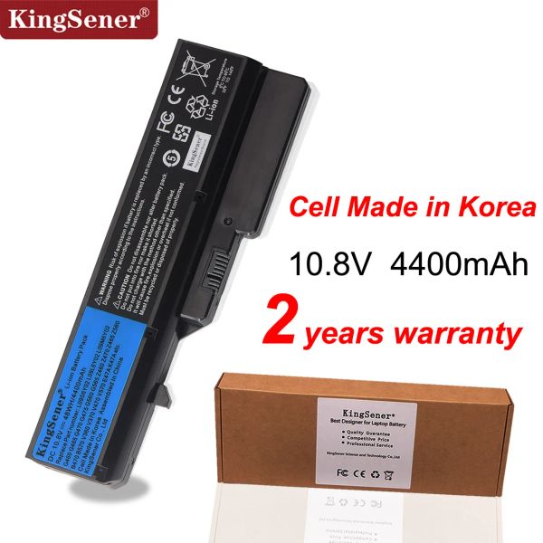 Batterie Kingsener Nuovo L09S6Y02 Batteria per laptop per Lenovo IdeaPad G460 G470 G570 G560 V360 V370 V470 Z460 Z465 B470 B570 L09L6Y02 4400MAH