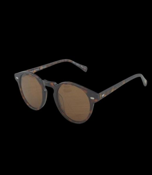 Wholegregory Peck Brand Designer Men Mulheres óculos de sol OLIVER VINTAGE POLARIZADO SUNG186 RETRO SOL GLITES DE SOL OV 5185731595