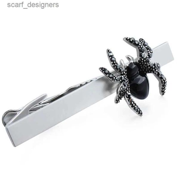 Krawattenclips Hawson Mode Spider Krawatte Clip für Menhigh Quality Mens Accessoires/Schmuck Geschenk für Männer Großhandel Y240411