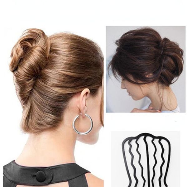 Metal Koreanische Magie Donut Bun Maker Women Hair Accessoires Geflecht Styling Haarnadeln Twist Haarklammern Mädchen Styling -Werkzeuge Großhandel Großhandel