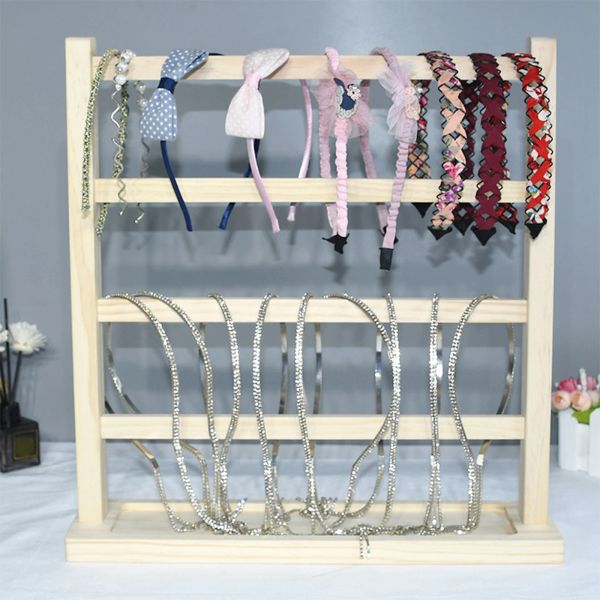 Ohrringe Display Ständer mit Haken Mehrzweck für Desktop -Kommode Schlafzimmer Halskette Hanging Storage Display Bangle Organizer