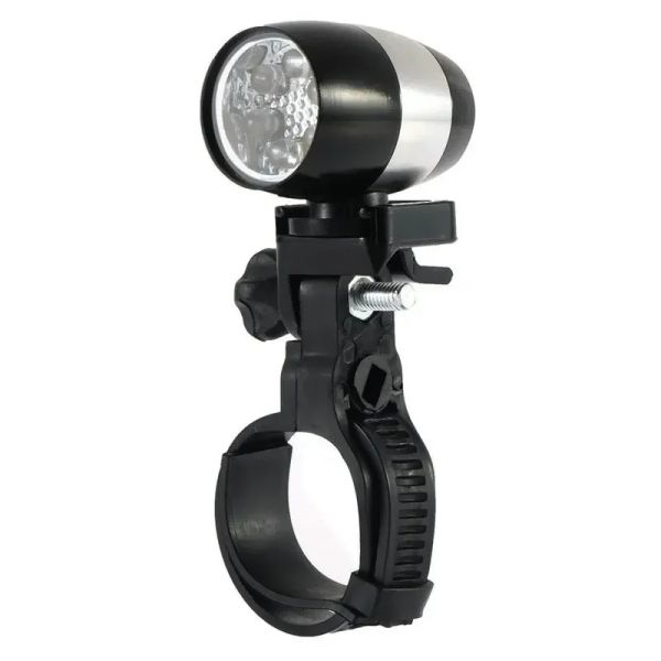 NOVO PROFISSIONAL 6 LED Mini Ciclismo Bicicleta Bicicleta Cabeça Frente Luz de Aviso Segurança Farol à prova d'água com suporte de lâmpada