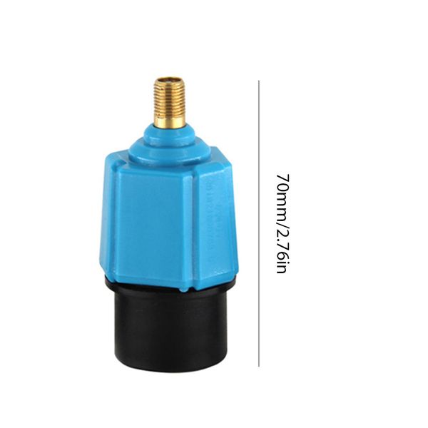 Adaptador de ar de 1/3/5/6pcs Adaptador de ar para remo de remo de borracha de remo de borracha de borracha canoa conversor de compressor de válvula de ar para canoa para placa de suposição