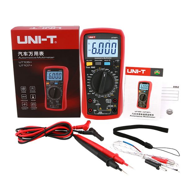 UNI-T Digital Multimeter UT105+ UT107+ TRUE RMS VFC AC DC Temperaturfrequenzzyklus Diode Triode Automotive Multimeter