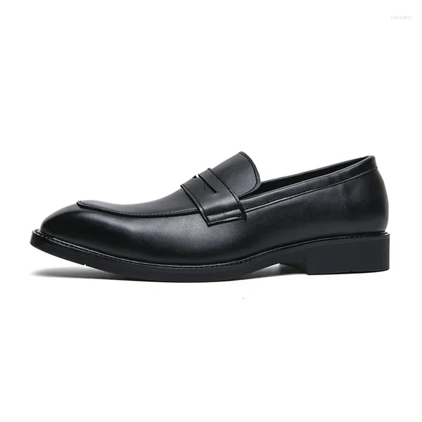 Sapatos casuais clássicos masculinos de vestido bloqueio de bloqueio de bloqueio de bloqueio cúspide Homens de festas Oxfords tamanhos 38-46