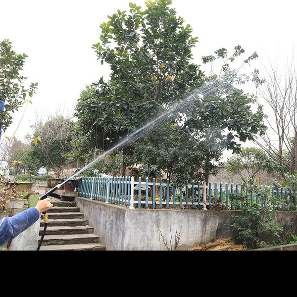 Taşınabilir yüksek basınçlı su tabancası Temizlik için Otomobil Yıkama Makinesi Bahçe Sulama Hortum Nozul Sprinkler Köpüğü All-Copper Su Tabancası