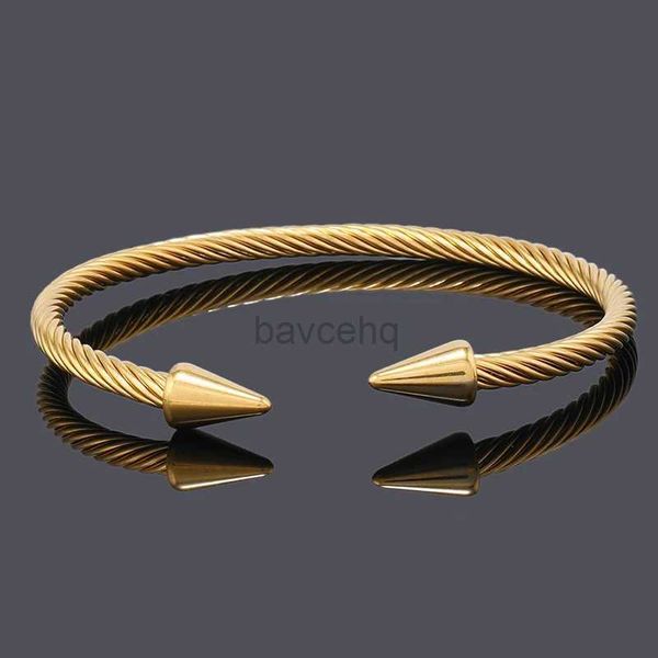 Armreifen Luxus Pfeil Edelstahl Mann Manschettenarmband Frauen Schmuck Valentinstag Geschenk 240411