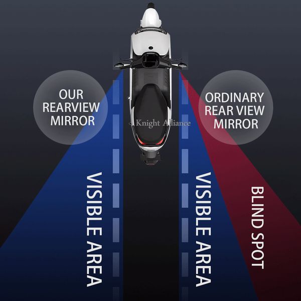 Для BMW K1200R K1300R K 1200/1300 R Высококачественные боковые зеркала заднего вида мотоцикла Universal 10 мм 10 -мм скутер принесите логотип