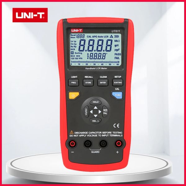 UNI-T UT611 UT612 LCR Digitale Brückenkapazitätsmesser Multimeter-Resistenz- und Induktivitätsinstrumententest LCD