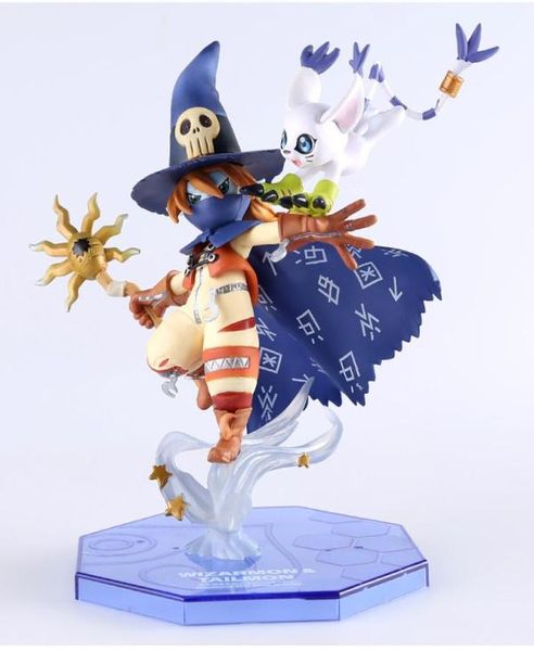 Figurina anime Wizardmon / Wizarmon E Tailmon / Gatomon - Digimon Adventure Digital Toy Pvc Action Figure Modello Doll T2001181628582