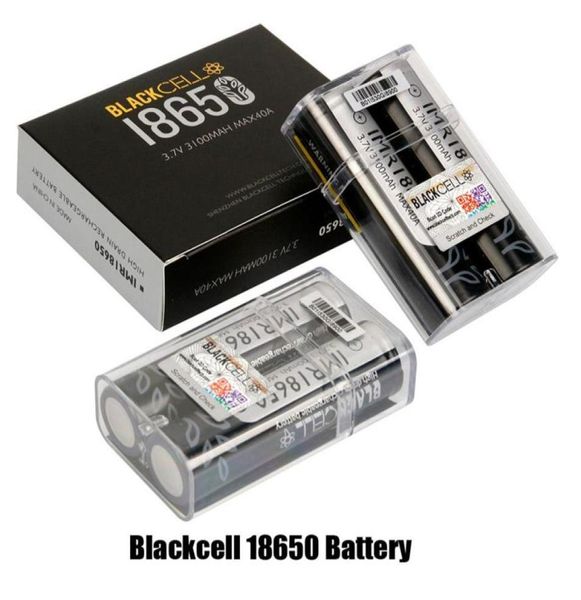 Аутентичный Blackcell IMR18650 Батарея 3100MAH 40A 37V Перезаряжаемая литиевая аккумуляторная аккумуляторная батарея.