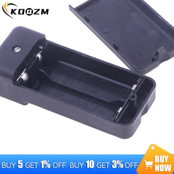 2AA 3V Battery Holder Connector Storage Case Box On/Off Switch Wire Control com interruptor