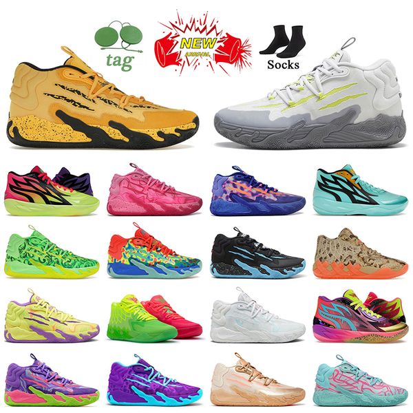 Mb.03 02 01 Sapatos de bola lamelo tóxico guttermelo Porsche honeycomb lafrance para sempre raro rosa chino colinas rick morty lamenos blue hive sneakers sneakers treinadores