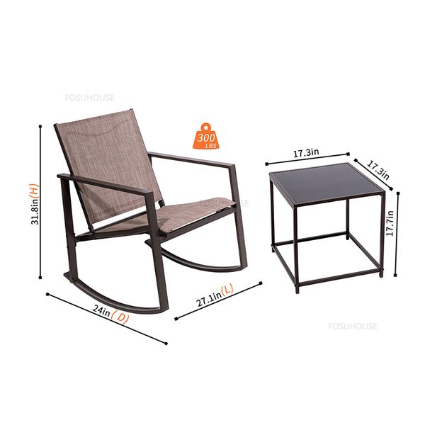 Tavoli e sedie per esterni set di mobili da giardino a tre pezzi set da balcone per balcone set di mobili da patio