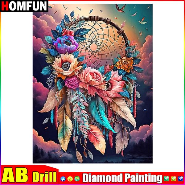 Homfun AB 5D Diamond Pintura Full Square/Round 