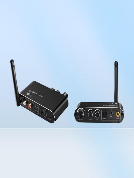 Digital a analógico O DAC Converter fibra óptica coaxial a 35mm Aux RCA Amplificador Kit de carro Speaker U Receptor Bluetooth