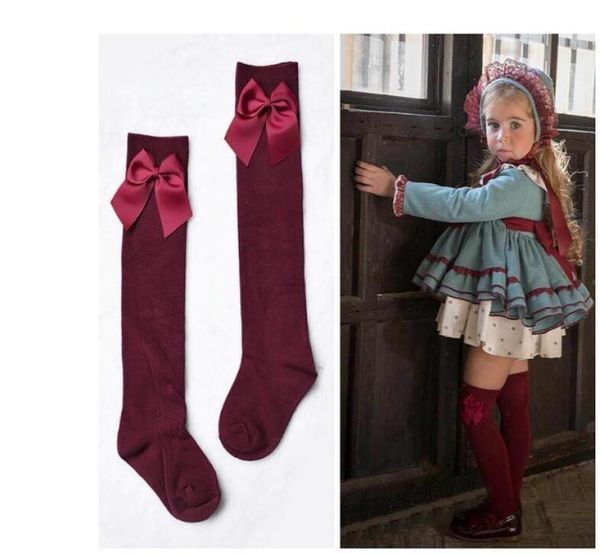 adorabili bambini per bambini in stile royal ginocchiere di calzini alti baby baby bowknot calzini per bambini in ginocchio sopra il ginocchio sox 311y 3pairs 69827061