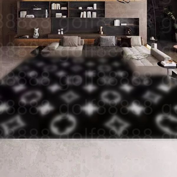 Decoração de quarto Designer de estilista de estilista de tapete de tapete carpete Luxo luxo de luxo de mesa sofisticada tape
