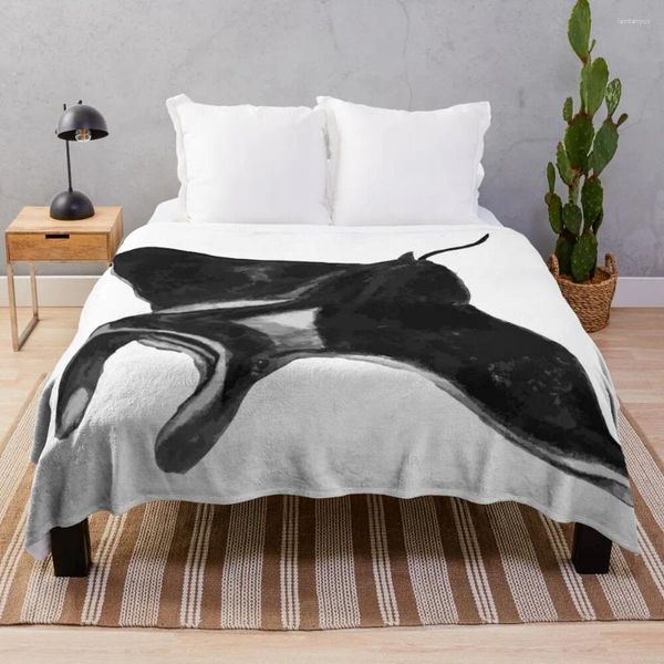 Coperte manta raggio lancio lancio coperta divano letto decorativo sciolto