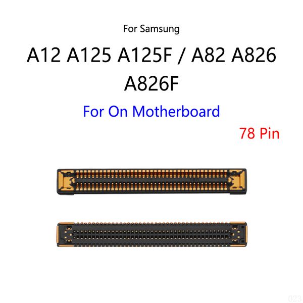 Samsung Galaxy A12 A125 A125F A125DS A82 A826 A826F LCD Ekran FPC Konektör Bağlantı Kurulu/ Esnek Kabloda 10 PCS/ LOT