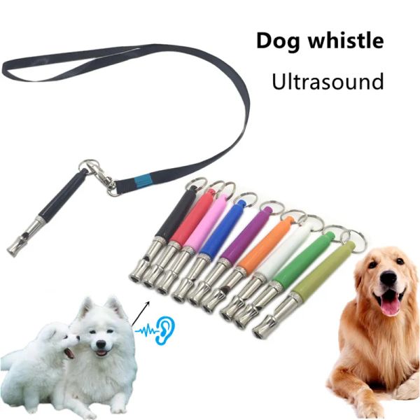 Щенка для Pet Pet Dog Training Whistle Ultrasonic Sound Repeller Регулируемый голосовой контроль остановка кора Повышение