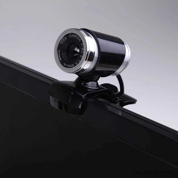 Webcams webcam USB 12,0 MP de alta definição Portátil Novo laptop de computador laptop PC de 360 graus Câmera de lente de vidro de clipe rotativável