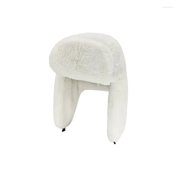 Coperte Cappello invernale Cotton Cappello da esterno Ciclo aroroso caldo e spessa protezione per capelli per capelli Northeast Plush Feng coperta