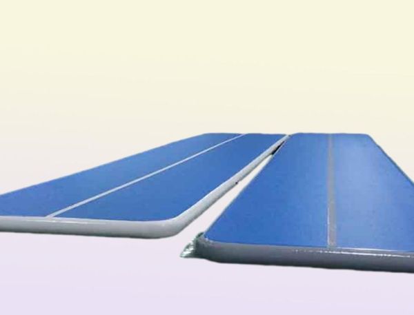 Pumpenfitnessgeräte 12x1x02m langer aufblasbarer Air Tumble Track DWF Blue inblasable Air Track Matte für Gymnastics2953248