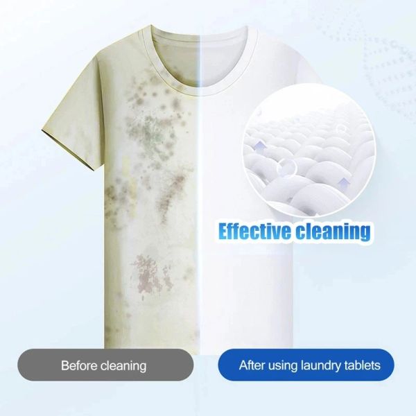 Tavolette per lavanderia a bolle di carta per bambini abbigliamento per bambini lavarsi in polvere ecologico strumento di pulizia di biancheria intima ecologica