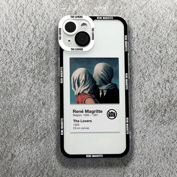 Art Aesthetic da Vinci David Mona Lisa Angel Eyes Case morbida per iPhone 15 14 13 12 11 Pro Max Mini XS XR 7 8 14 Plus SE2 Cover