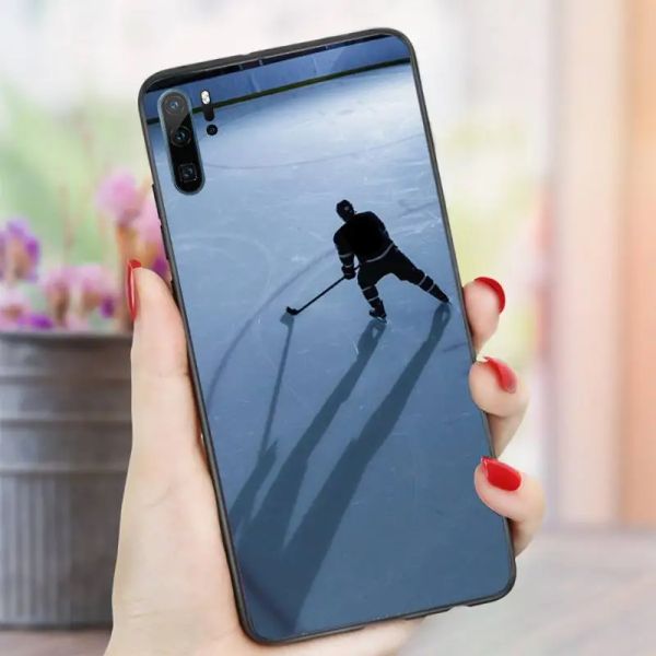 Eishockeybahn Telefonkoffer für Huawei Honor Mate 30 40 50 20 8 70 5 9 10 Pro P x i s y lite nova