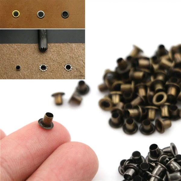 200pcs iç çap. 1.5mm 2mm 2mm 2,5mm mini kuşak düğmeleri BJD bebek çanta ayakkabıları kıyafetler diy aksesuarları metal toka çıtçıtları