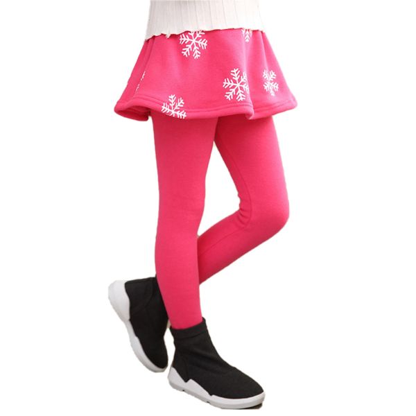 Pantaloni inverno addensano bambini per bambini gallirtpants children golf with snowfulflake goly cotone children gelngings wi