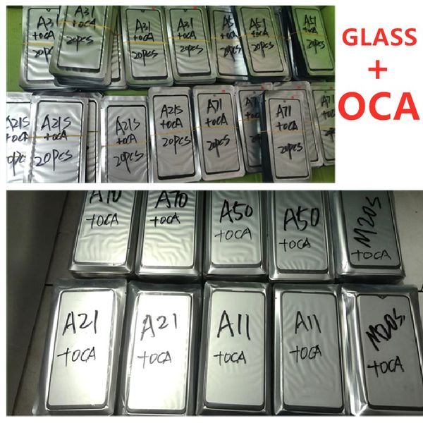 10pcs/Lot Screen Touch Glass mit OCA -Kleber für Realme GT GT2 Neo NEO2 NEO2T NEO3 Narzo 50i 50A C30S C33 Ersatz