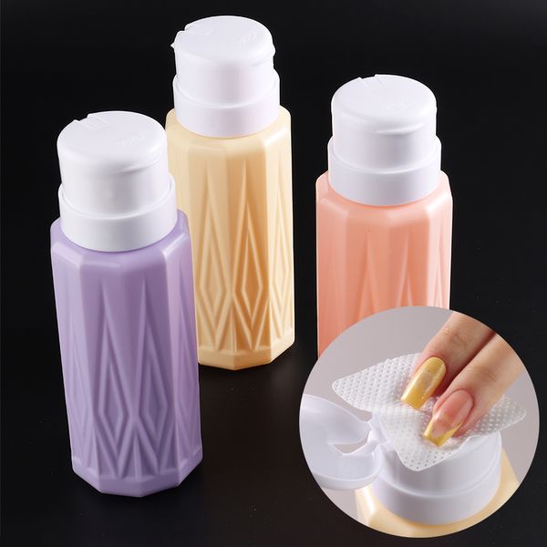 300 ml leerer Pumpenflüssigkeitspender tragbarer Reinigungsentfernerflasche UV Gel Nagellack Make -up -Flasche Nagel Maniküre Werkzeuge Leba11