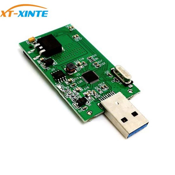 Karten Xtxinte MSATA zu USB3.0 SolidState Drive Conversion Card ohne Shell Mini PCIe SSD Festplatte Adapter -Karte