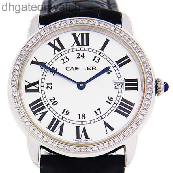 Luxury Fine 1To1 Designer Watch Diamond Carter Ronde Series 36mm Quartz Mens assistir