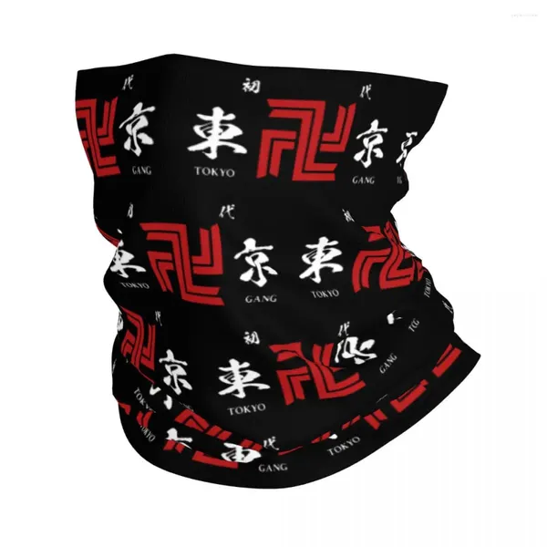 Schals Tokyo Revengers Anime Bandana Halsabdeckung gedruckt Kawaii Harajuku Sano Manjiro Balaclavas Maske Schal Kopfbedeckung Unisex