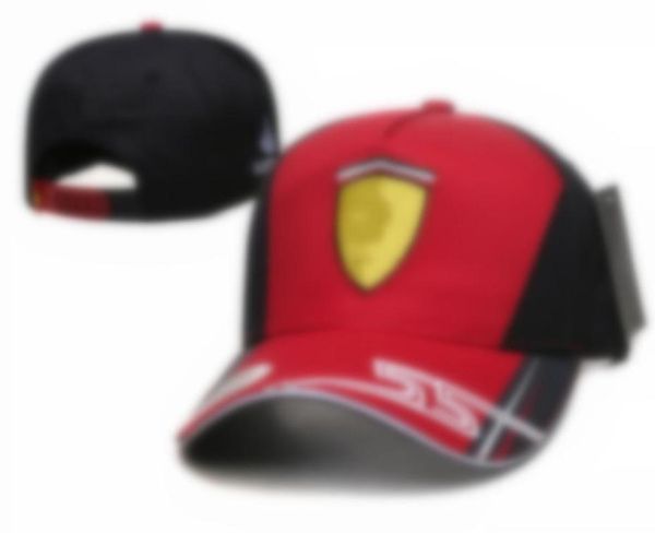 Ganzes Snapback Racing Cap Baseball Cap Black F1 Style Hut für Männer Auto Motorrad Rennsport Casquette Outdoor Sport Dad Hut2197258