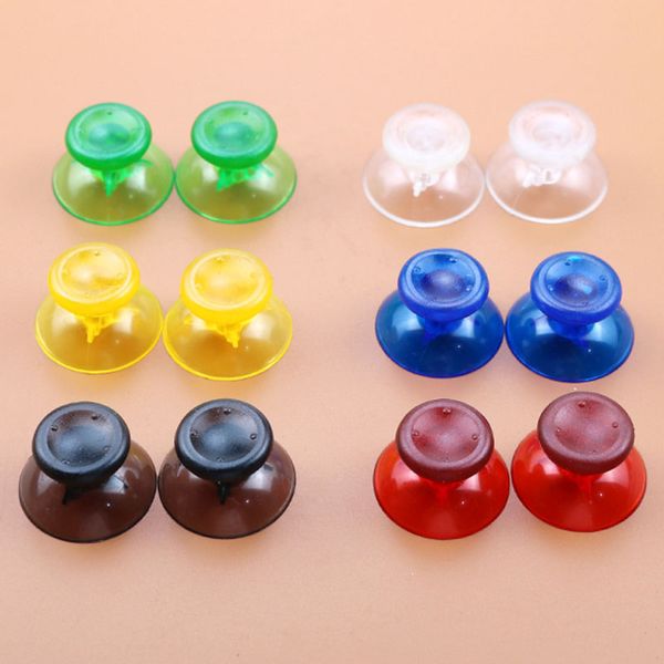 4 pezzi Multicolore Mushroom Cap in gomma Assick Analog Stick Thumb Stick per Xbox 360 Controller