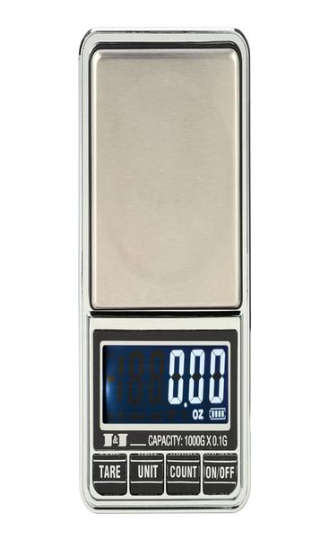 Mini Pocket Digital Scale para Gold Sterling Silver Jewelry Balance Peso Excisão Escalas eletrônicas 001G01G1060583