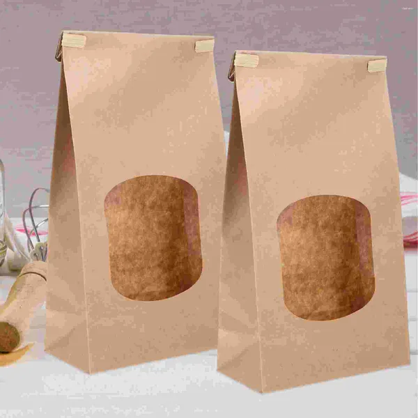 Bottiglie di stoccaggio sacchetti di avvolgimento del pane per la finestra chiara multifunzione trattare comodi portaviti per biscotti