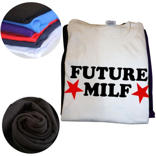 Neuheit Awesome Future Milf Retro T-Shirts Grafik Streetwear Kurzärmel Geburtstagsgeschenke Sommerstil T-Shirt Herren Kleidung