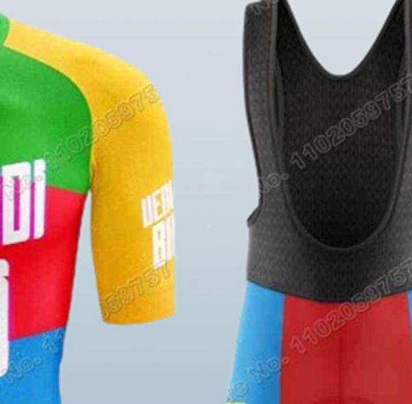 2022 Eritrea Nationalmannschaft Cycling Trikot Set Summer Cycling Cloding Herren -Roadbike -Shirts Anzug Fahrrad Bib Shorts Mtb BAILLOT4765501