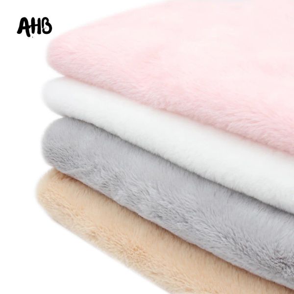 Animali Ahb 90 cm*150 cm tessuto peluche caldo tessuto morbido per indice invernale vestiti tessili giocattoli artigianato in pelliccia artificiale