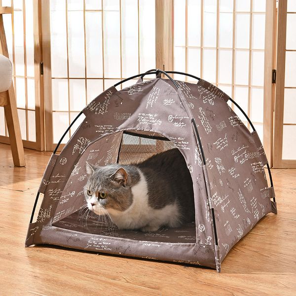 New Pet Tent Kennel Four Seasons Universal Cat House Summer Summer respirável confortável tenda de resfriamento de animais de estimação por atacado